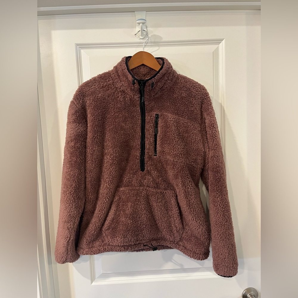 Victoria Secret Pink Plush 1/4 zip pullover